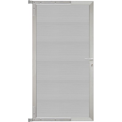 MAX-XL-Tor-Komplettset 90x173 Füllung smoke white