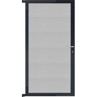 MAX-XL-Tor-Komplettset 90x173 Füllung smoke white