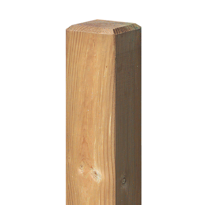 Pfosten 11x11cm gekappt 1,50m KD+ braun