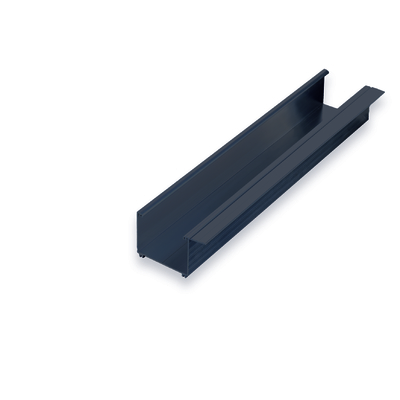 TJ90 Alu-Regenrinne anthrazit 6100