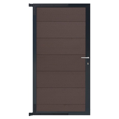 TJÖRN-Tor-Komplettset 90 x 173 cm, mokka/anthrazi