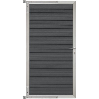 WAREN-Tor-Komplettset charcoal/silber