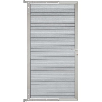 WAREN-Tor-Komplettset smoke white/silber