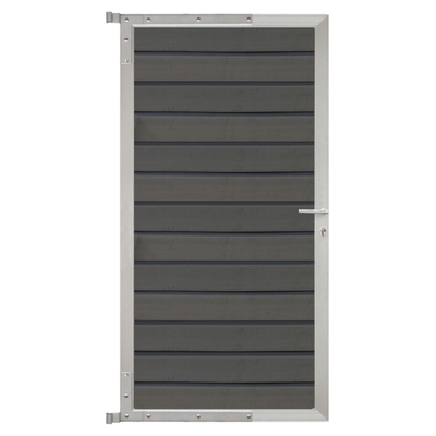 WOLLBACH-Serie-Tor-Komplettset 90x173cm grau/silbe