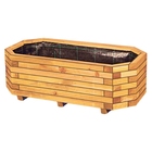 KÄTHE Blumenkübel, 8-eck 100x50x35 kdi-grün