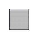 MAX WPC-Steckzaun, smoke white 175x168cm