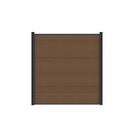 MAX WPC-Steckzaunset, teak 175 x 168 cm