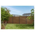 MAX WPC-Steckzaunset, teak 175 x 168 cm