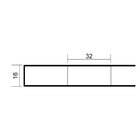Stabilo Breitkammer 1200 x 5000 mm, glasklar 16 mm