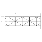 Thermo 25 Polycarbonat X-Struktur 1200x3000 klar